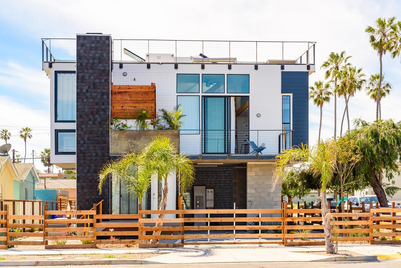 סן דייגו Modern Beach Home Steps To The Sand מראה חיצוני תמונה